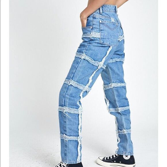 RAGGED JEANS - CROOK JEAN BLUE - Picture 3 of 9